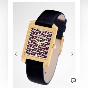 NWT Zadig & Voltaire ZV Pattern Timeline Watch